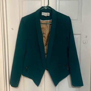 Forever 21 | Jackets & Coats | Teal Open Blazer | Poshmark